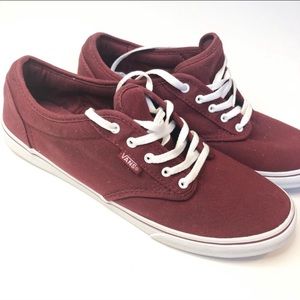 VANS Era burgundy canvas size 8.5 women’s
